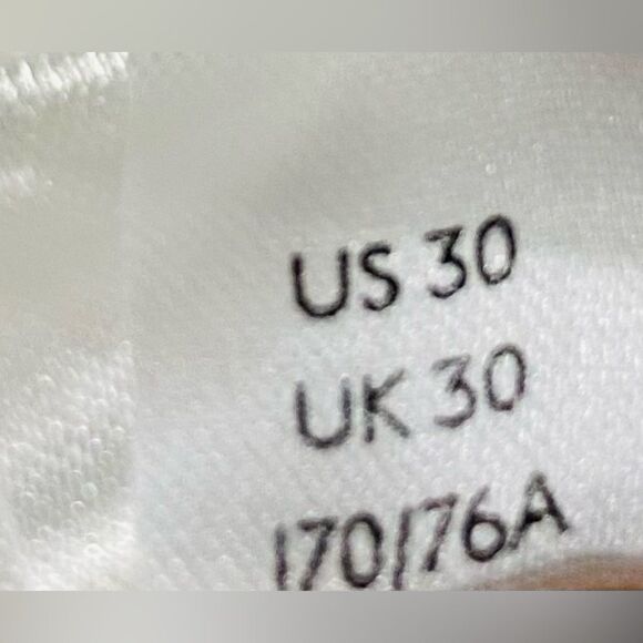 Free People Wide Leg Crop Ankle Fray Jeans White 30x27 High Rise Button Fly NWT - Picture 7 of 13